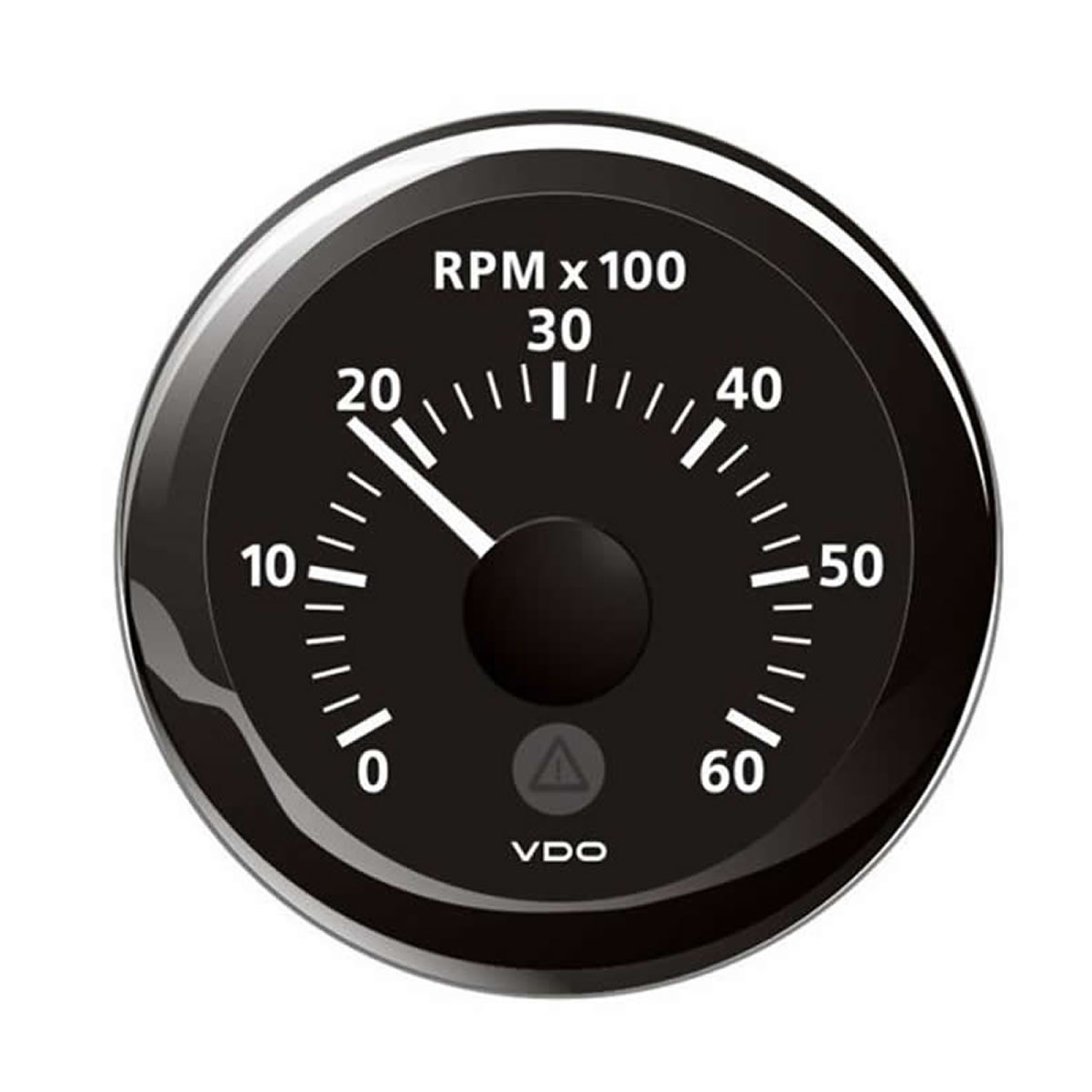 Marine VDO ViewLine Tachometer Gauges 6000 RPM Black 52mm